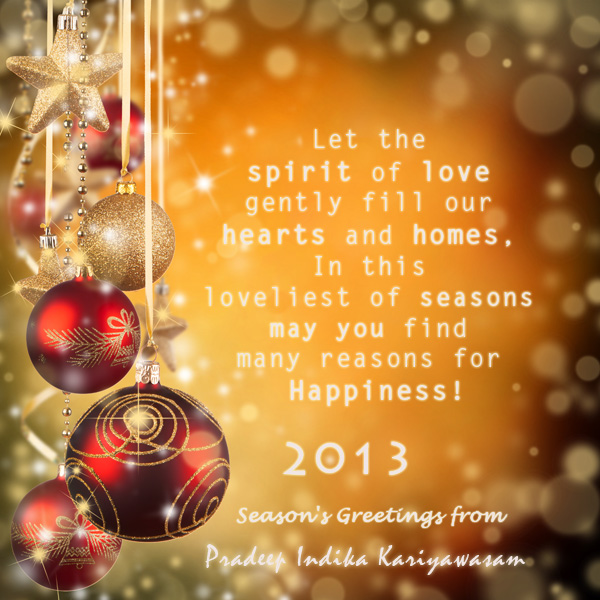 2013 – Happy New Year!