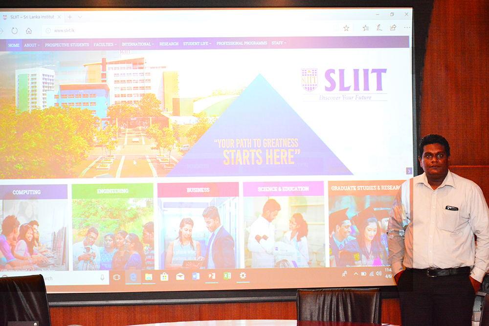 SLIIT Website Revamped Project 2018