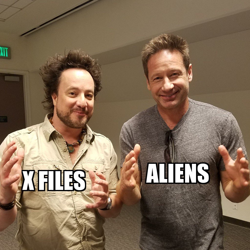 Mulder and Tsoukalos - trolling the trolls